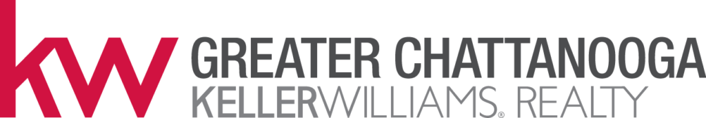 Keller Williams Realty Greater Chattanooga logo displayed alongside Team Morris Homes branding.